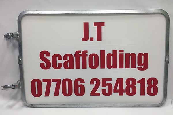 scaffolding sign